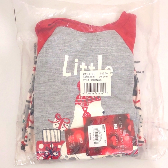Cuddl Duds Other - NEW WITH TAGS 2 PIECE PAJAMA SET 2T TODDLER LONG SLEEVE SHIRT WITH LONG PANTS